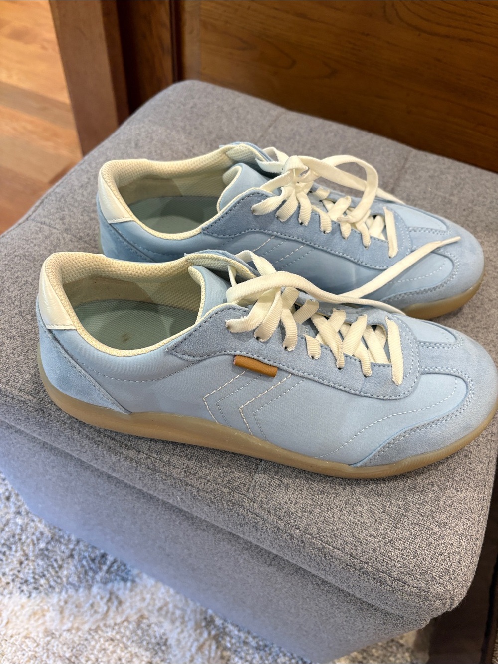 Dr. Scholls Light Blue Women’s Casual Lace-Up Sneakers